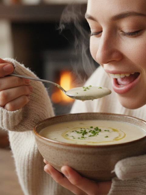 apprenez à préparer une soupe veloutée au chou-fleur légère et savoureuse, idéale pour un repas sain et sans culpabilité.