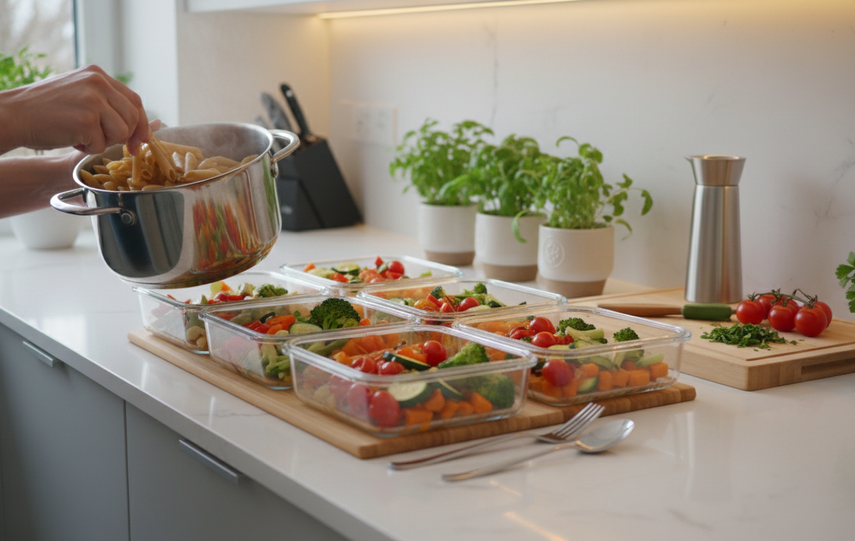 apprenez une astuce simple et efficace pour réduire de moitié les calories de vos pâtes tout en conservant la même portion gourmande.