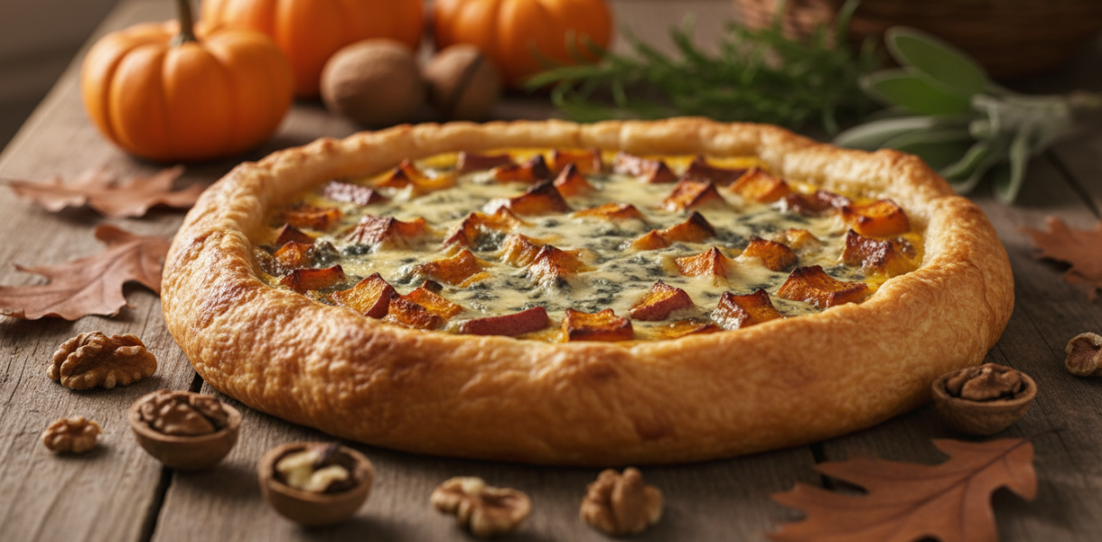 découvrez notre recette facile de tarte au fromage bleu et patates douces, parfaite pour un délice automnal savoureux et réconfortant.