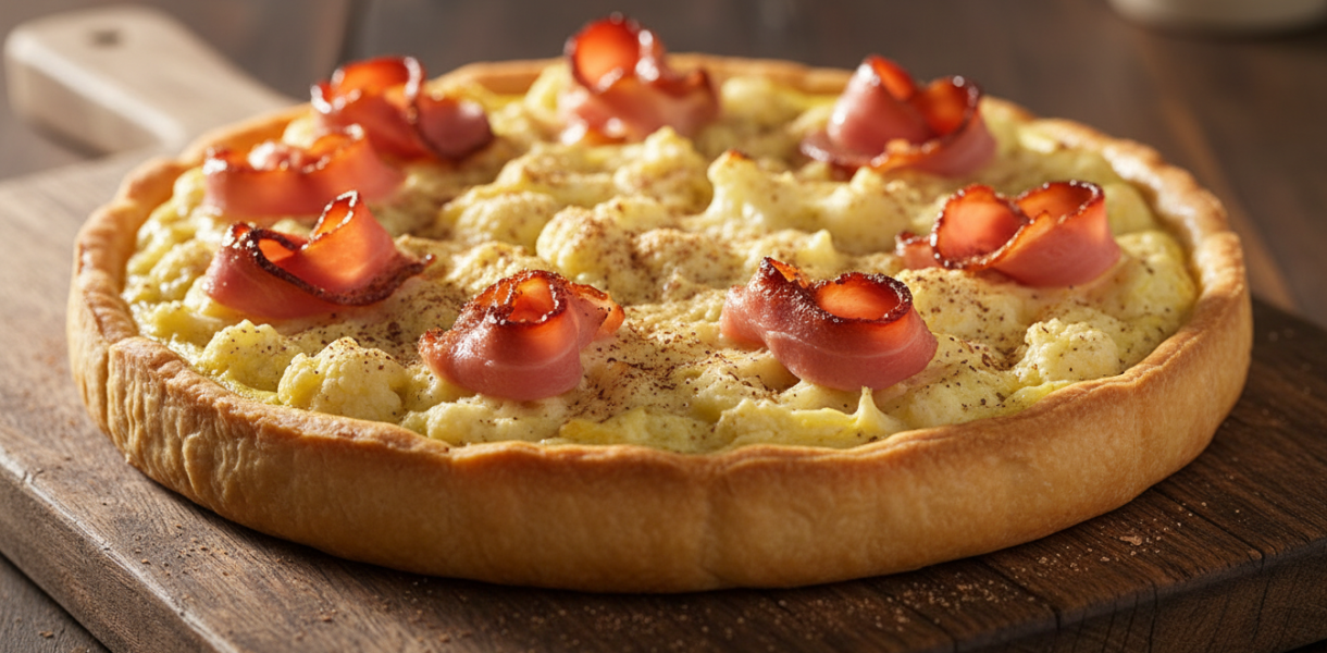 découvrez notre recette de tarte légère au chou-fleur, jambon savoureux et une pointe de muscade pour un équilibre parfait entre douceur et gourmandise.