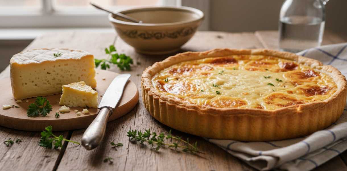 découvrez la recette traditionnelle de la tarte au maroilles, un véritable trésor culinaire du nord, savoureuse et facile à préparer pour régaler toute la famille.
