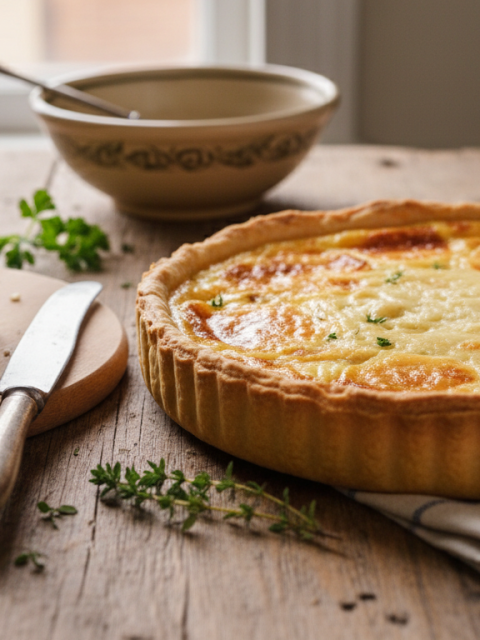 découvrez la recette traditionnelle de la tarte au maroilles, un véritable trésor culinaire du nord, savoureuse et facile à préparer pour régaler toute la famille.