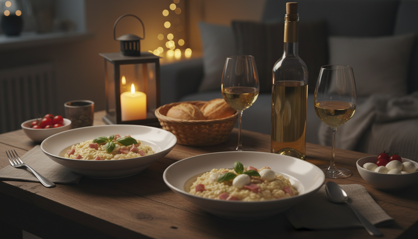 découvrez notre recette facile et gourmande de risotto crémeux au jambon et mozzarella, parfaite pour un repas savoureux et rapide à préparer.