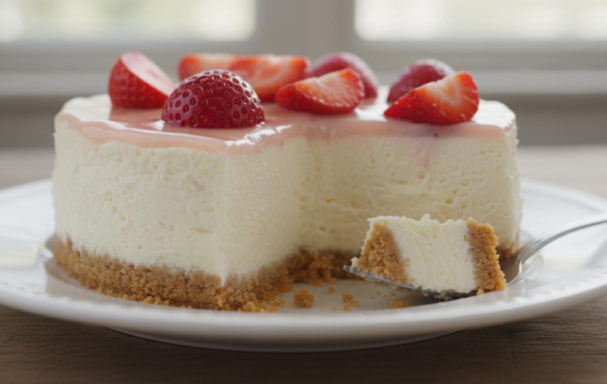 découvrez notre recette facile et gourmande de cheesecake aux fraises, onctueux et crémeux grâce au fromage frais, pour un dessert irrésistible.
