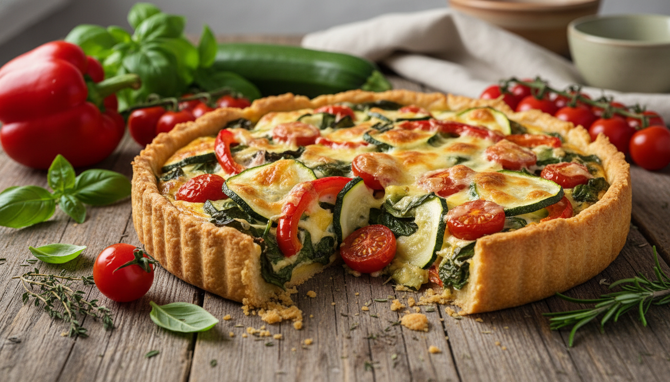 découvrez une recette simple et savoureuse de tarte aux légumes et fromage, parfaite pour un repas gourmand et équilibré.