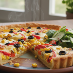 Saveurs de la Méditerranée : Pizza Gourmande au Fromage de Chèvre Frais et Éclats de Majorque