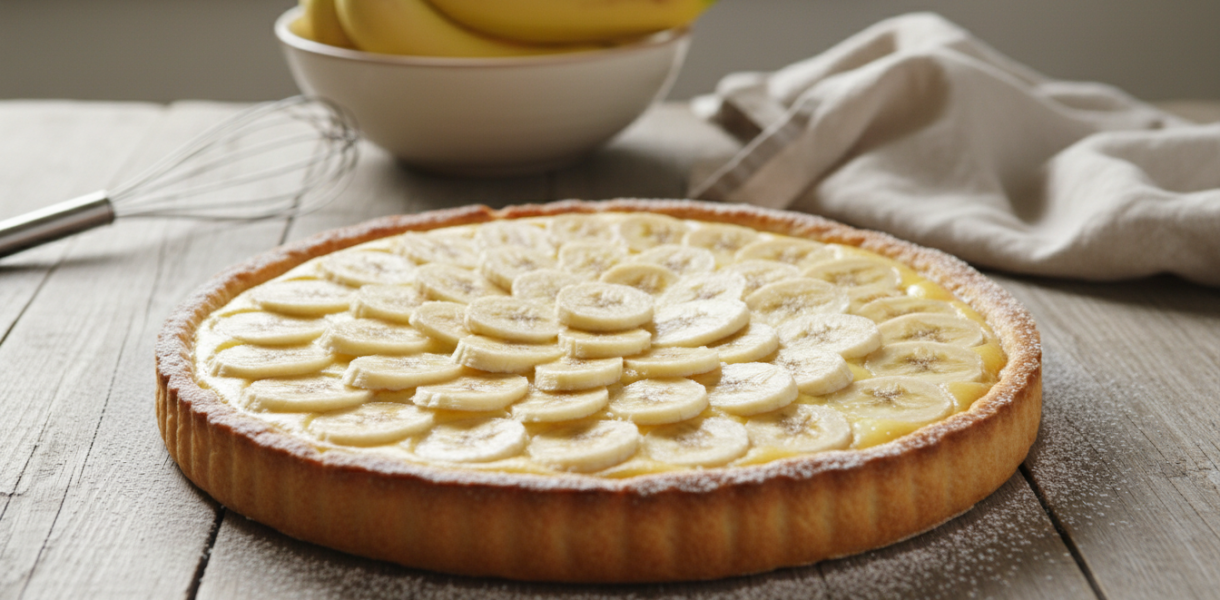 découvrez notre recette facile et légère de tarte onctueuse à la banane, parfaite pour un dessert gourmand et sain à savourer en toute simplicité.
