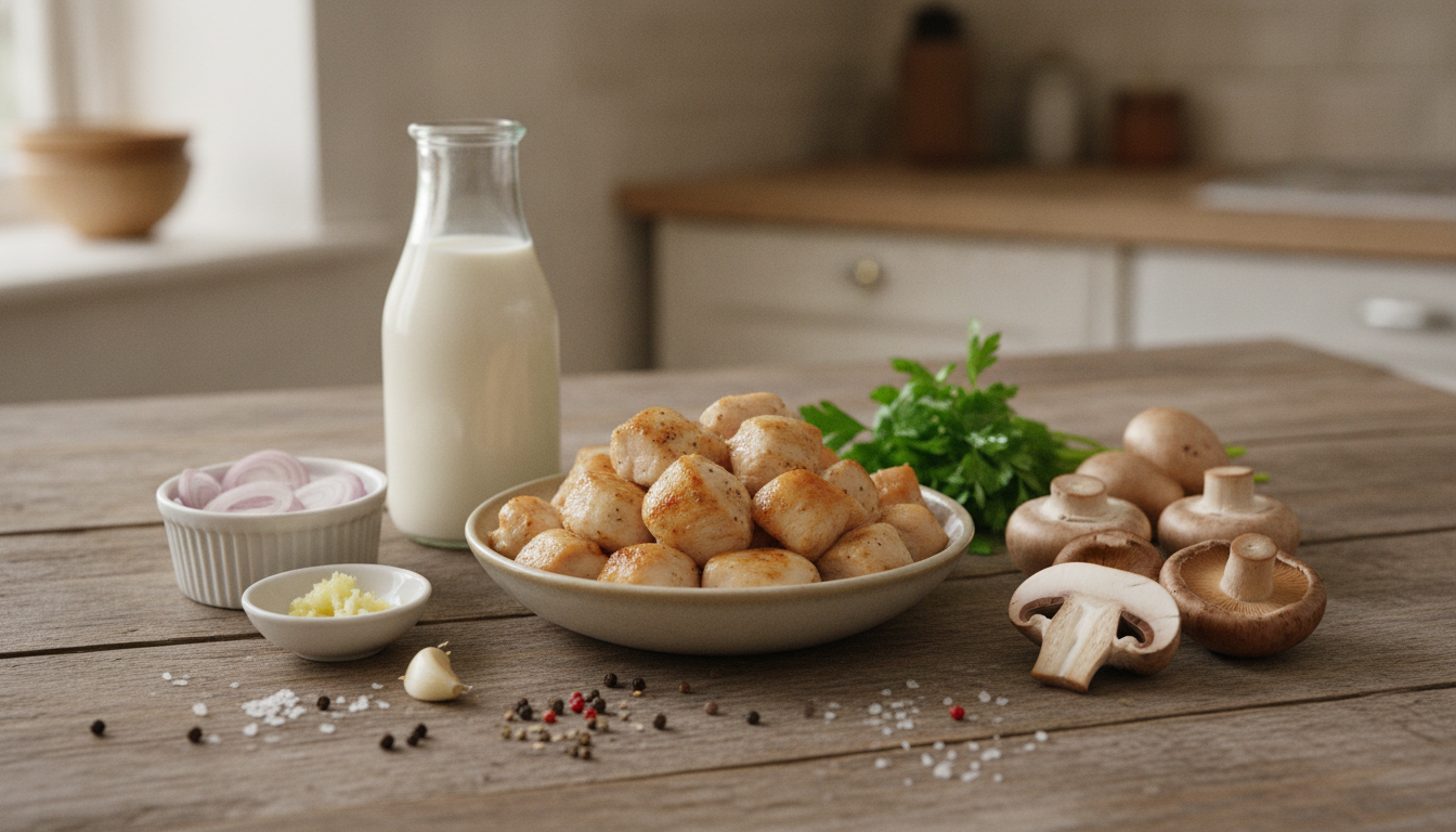 Aumônière de crêpe gourmande : comment transformer vos restes de poulet et champignons en un délice raffiné