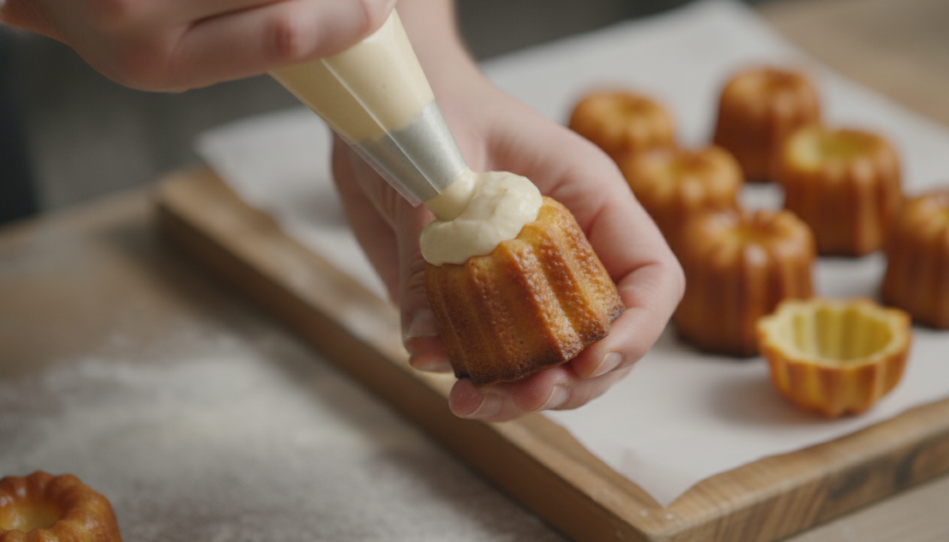 découvrez une recette inventive et savoureuse de cannelés transformés en profiteroles salées au fromage frais, parfaite pour surprendre vos invités.