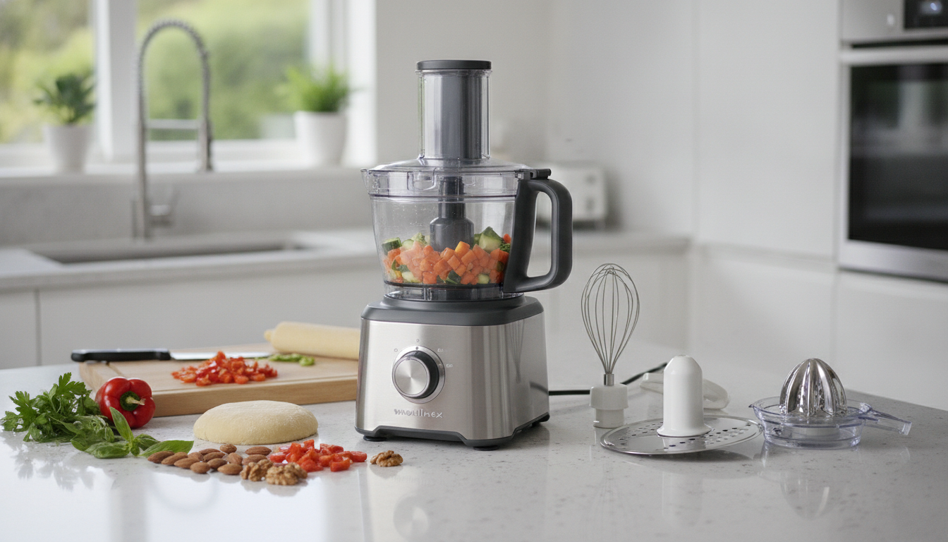 découvrez le robot moulinex double force compact fp546811, alliant puissance et polyvalence pour faciliter toutes vos préparations culinaires au quotidien.