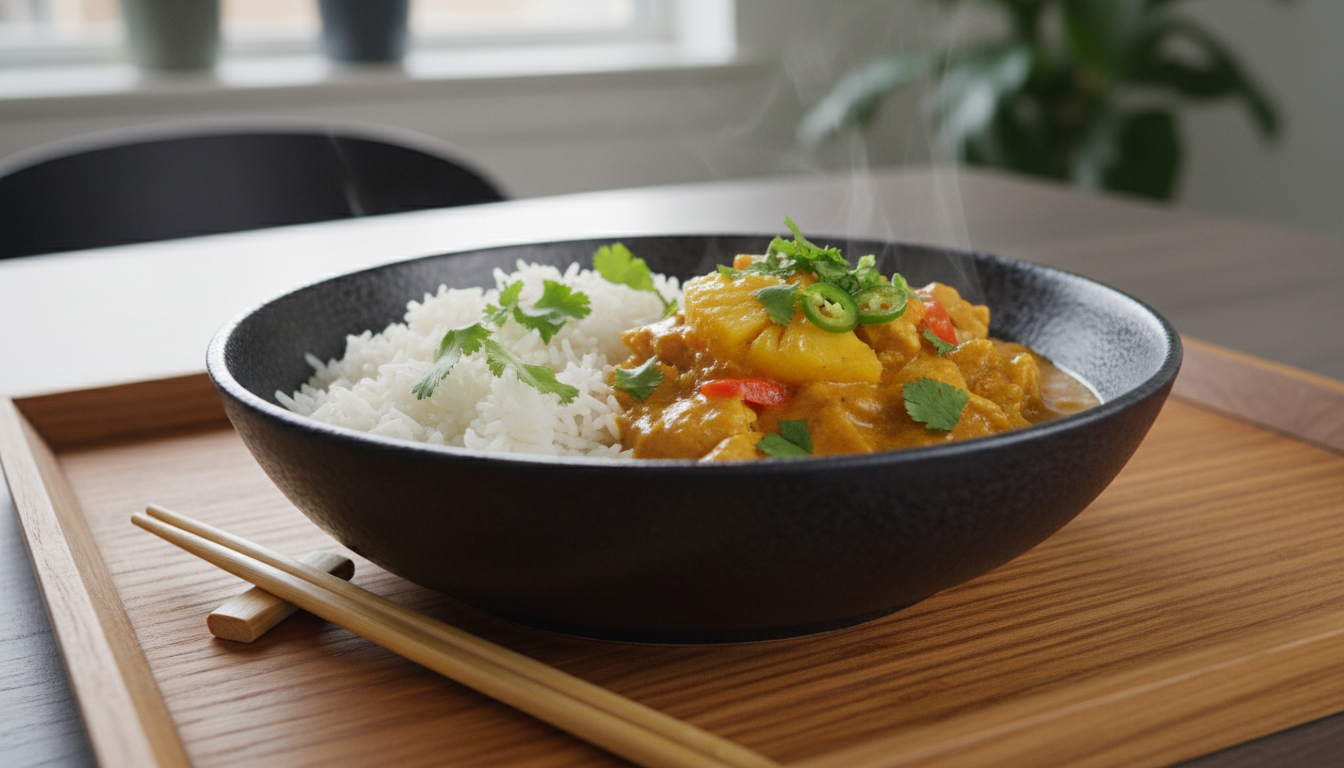 découvrez notre recette de poulet au curry et ananas en sachets, un délice léger qui marie subtilement saveurs sucrées et salées pour un repas savoureux et facile à préparer.