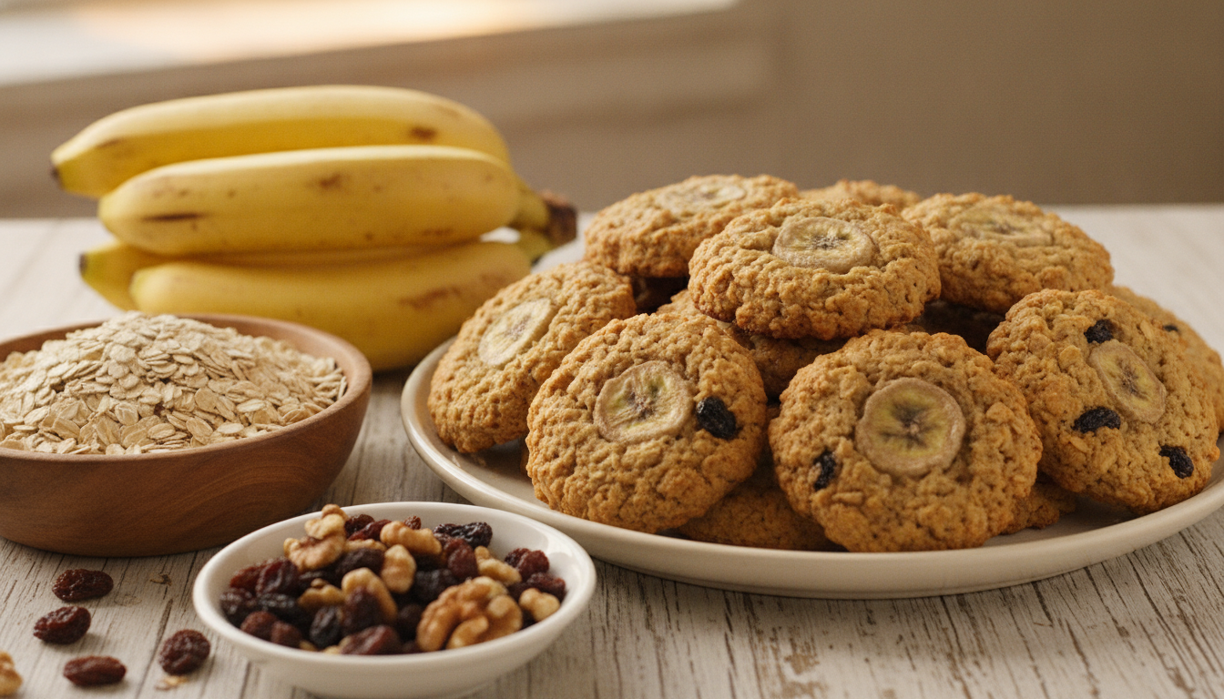 découvrez une recette simple et saine de cookies aux flocons d’avoine, sans beurre ni sucre, avec seulement 3 ingrédients pour un goûter délicieux et naturel.