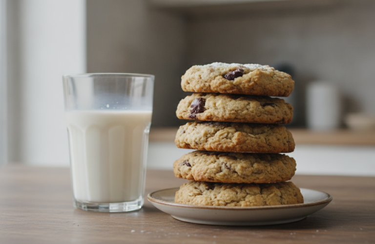 découvrez la recette simple et saine de cookies aux flocons d’avoine, sans beurre ni sucre, avec seulement 3 ingrédients pour des biscuits délicieux et nutritifs.