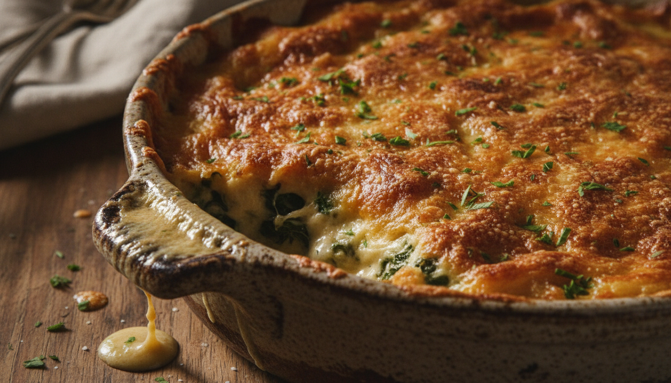 découvrez notre gratin de blettes onctueux à la béchamel légère, une recette simple et savoureuse parfaite pour un repas délicieux et équilibré.
