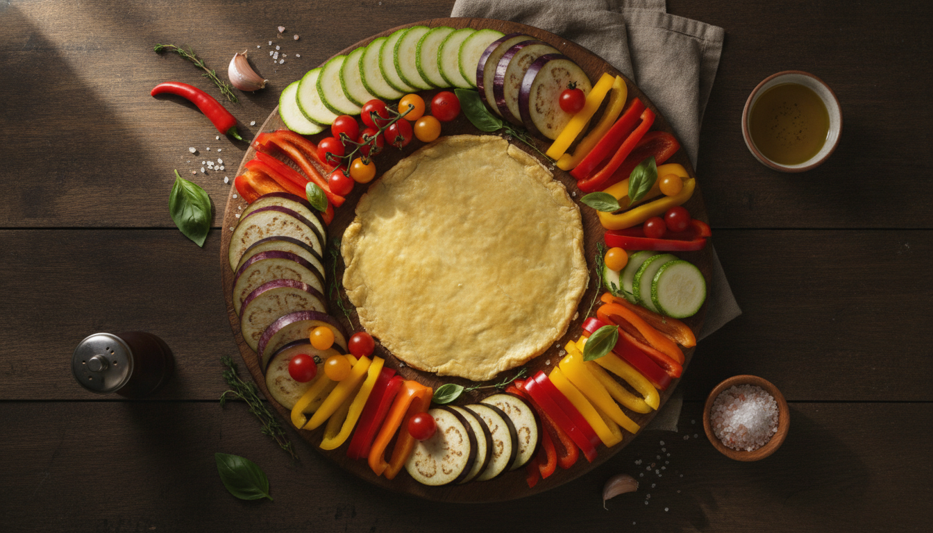découvrez ma tarte estivale aux légumes du soleil, une recette gourmande et surprenante qui a conquis mes invités au point qu'ils pensaient l'avoir achetée. un délice facile à préparer pour vos repas d'été !