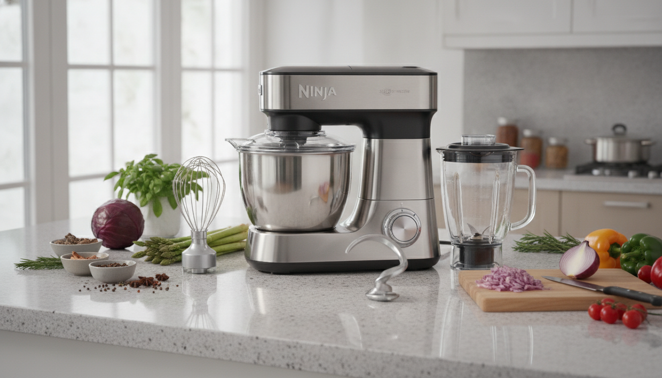 découvrez le ninja bn650eu, un robot multifonction puissant de 850w conçu pour sublimer votre cuisine avec performance et polyvalence.