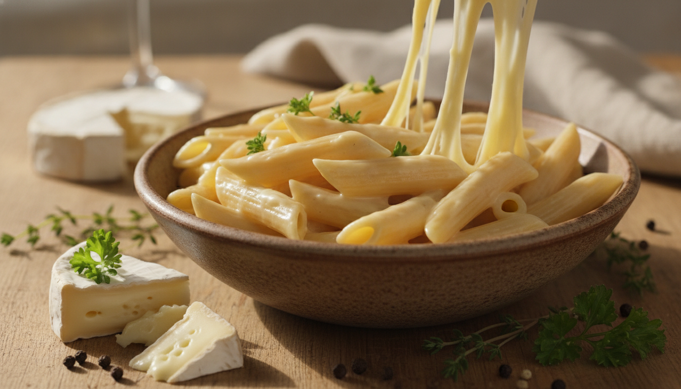 découvrez notre recette facile et rapide des pennes fondants au camembert, un plat savoureux qui ravira tous les amateurs de fromage.