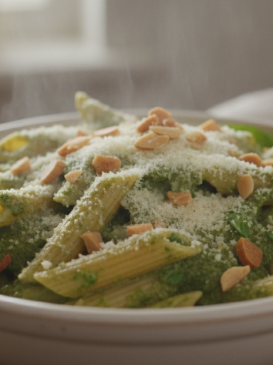 découvrez le pesto aux amandes, une sauce onctueuse et douce qui sublime vos penne à l'italienne pour un repas gourmand et authentique.