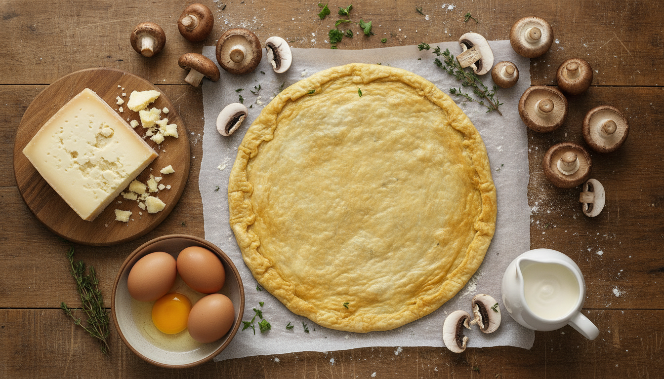 découvrez notre recette de quiche aux champignons et fromage, savoureuse, crémeuse et parfaitement dorée, idéale pour un repas gourmand et facile à préparer.