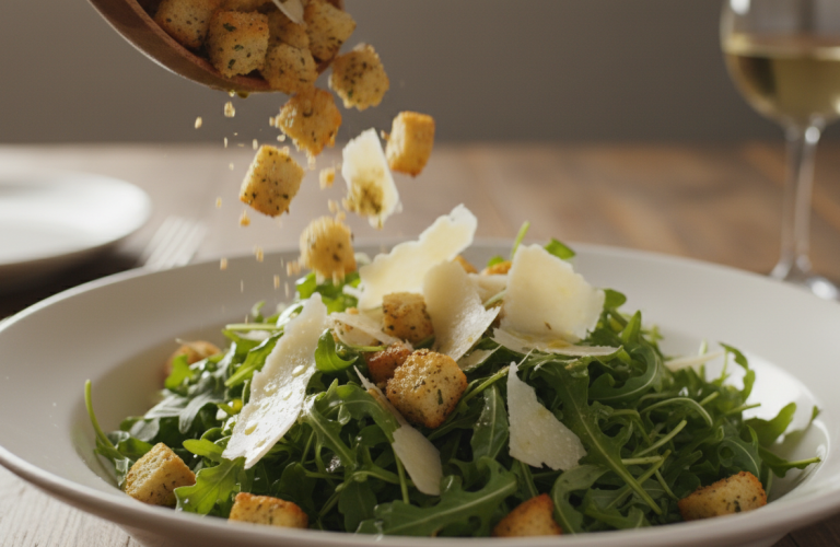 découvrez comment une salade composée fraîche et inventive peut sublimer parfaitement votre pizza au parmesan pour un repas équilibré et savoureux.