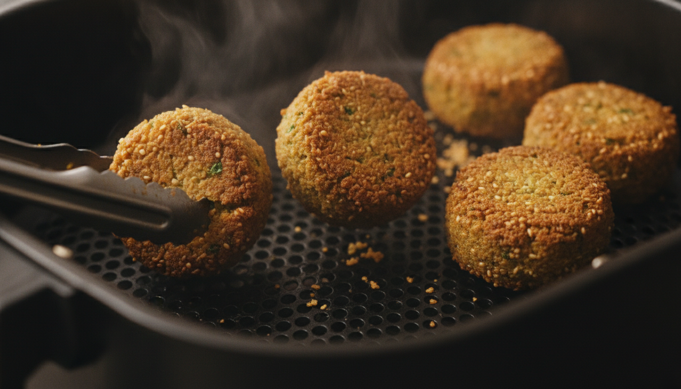 découvrez des falafels croustillants aux pois chiches et brocolis, délicieusement enrobés de fromage bleu fondant pour une explosion de saveurs exquises.