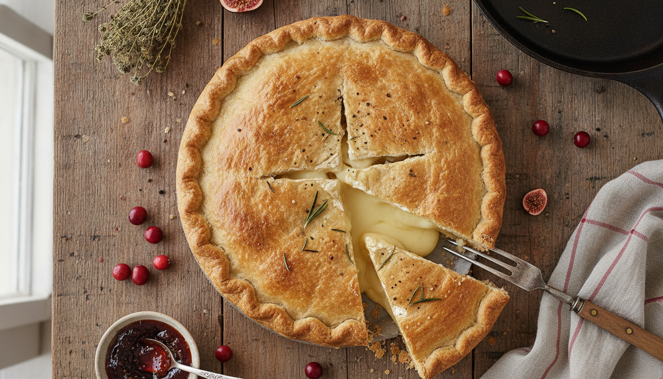 découvrez notre recette gourmande de tourte campagnarde au camembert, un plat savoureux et réconfortant qui ravira vos papilles et celles de vos proches.