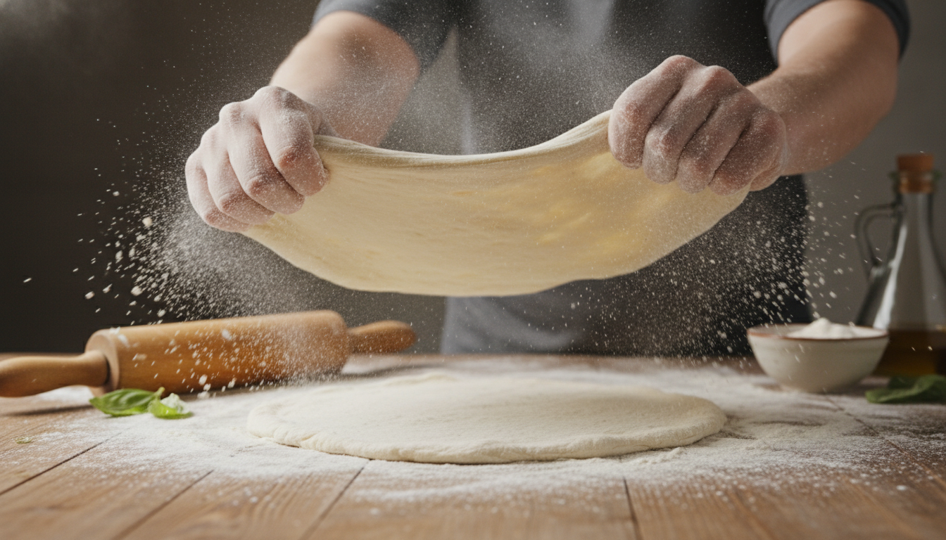 dégustez une délicieuse pizza maison garnie de jambon fumé savoureux et de fromages italiens fondants pour une expérience gourmande et authentique.