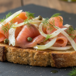 Quiche saumon-poireau : une harmonie savoureuse relevée au fromage frais