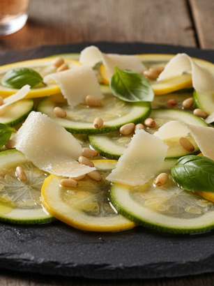 découvrez notre recette estivale rapide et rafraîchissante de carpaccio de courgettes, parfaite pour un apéritif léger et savoureux qui séduira tous vos invités.