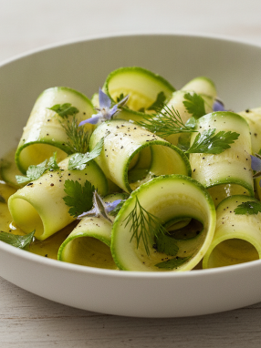 découvrez le secret d'une fraîcheur irrésistible avec nos courgettes marinées crues, parfaites pour apporter légèreté et saveur à vos repas.