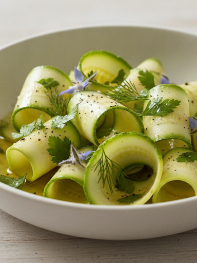 découvrez le secret d'une fraîcheur irrésistible avec nos courgettes marinées crues, parfaites pour apporter légèreté et saveur à vos repas.