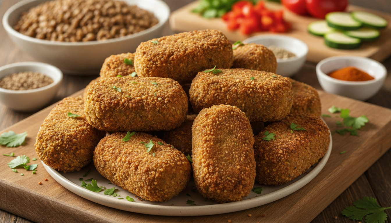 découvrez notre recette légère et savoureuse de croquettes de lentilles, parfaite pour un repas gourmand et équilibré.