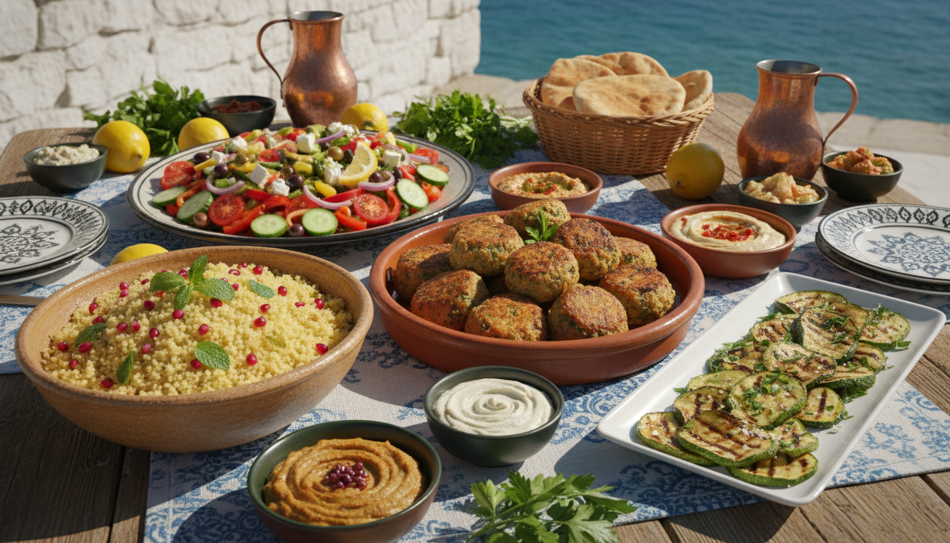 Délices Méditerranéens : Boulettes de Poisson aux Épices Marocaines et Fondante Basboussa Sucrée