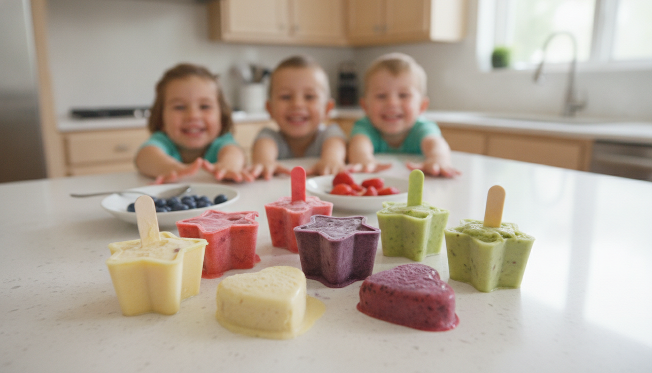 découvrez une recette simple et délicieuse de glaces maison avec seulement 2 ingrédients et des moules, qui a conquis mes enfants au point qu'ils ont demandé la marque !