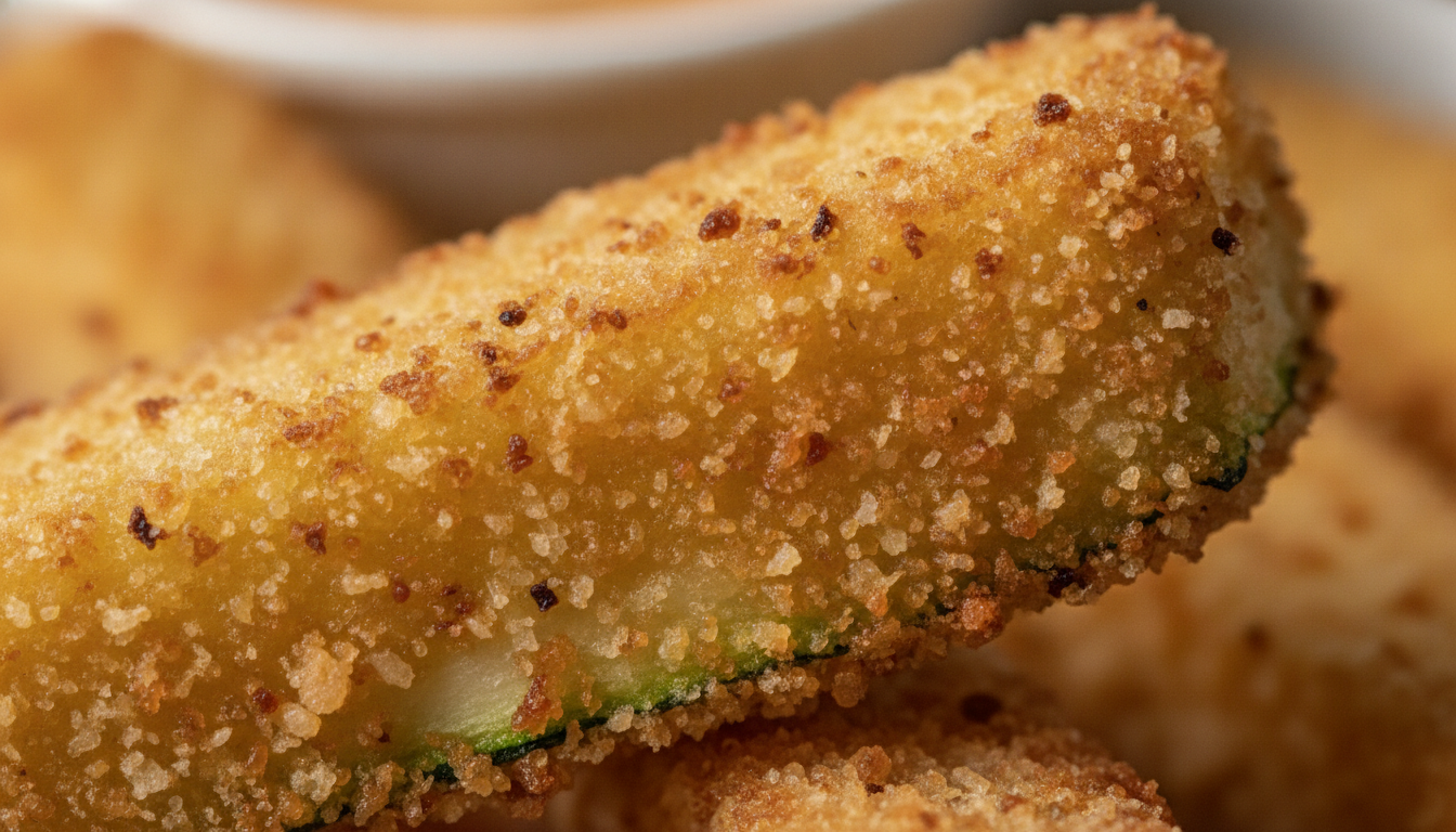 découvrez nos frites de courgettes croustillantes, accompagnées d'une sauce crémeuse au yaourt et citron confit, pour une expérience gourmande et fraîche.