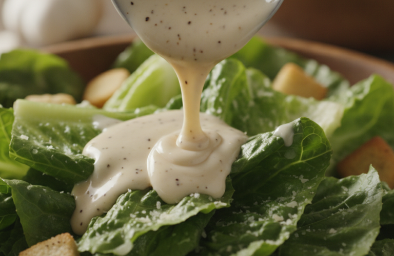 découvrez la sauce césar réinventée avec un ingrédient mystère qui apporte une texture incroyablement onctueuse pour sublimer vos plats.