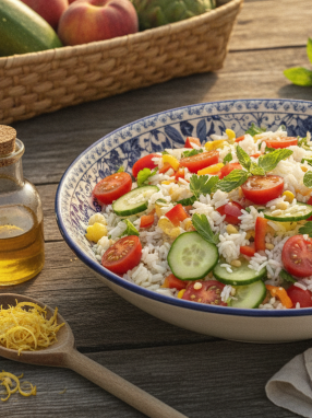 découvrez les astuces intemporelles des grands-mères pour sublimer votre salade de riz estivale et la transformer en un délice mémorable plein de saveurs authentiques.