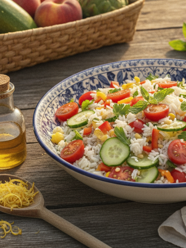 découvrez les astuces intemporelles des grands-mères pour sublimer votre salade de riz estivale et la transformer en un délice mémorable plein de saveurs authentiques.