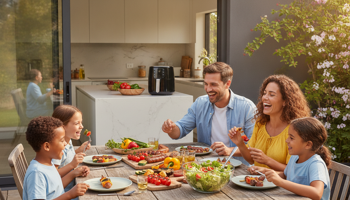 découvrez comment l'air fryer transforme vos merguez d'été en grillades parfaites, dorées et savoureuses, sans allumer ni four ni barbecue. pratique et rapide pour un été gourmand !