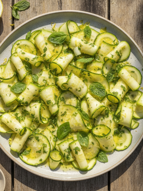 découvrez comment sublimer vos courgettes du potager avec une marinade légère et fruitée, pour une entrée savoureuse et pleine de fraîcheur.