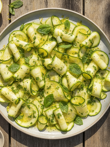 découvrez comment sublimer vos courgettes du potager avec une marinade légère et fruitée, pour une entrée savoureuse et pleine de fraîcheur.
