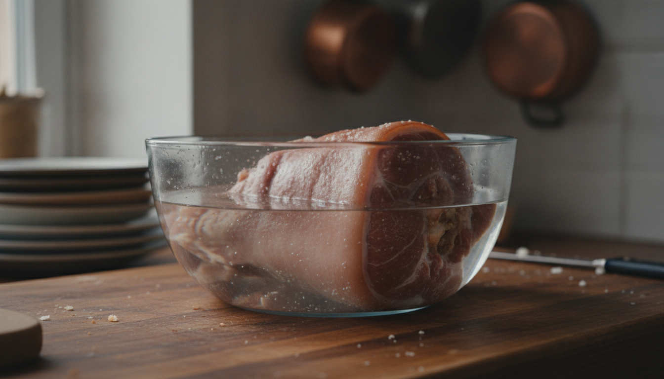 découvrez nos astuces de cuisson et les temps parfaits pour réussir votre jarret de porc demi-sel, et savourer une viande tendre et pleine de goût irrésistible.