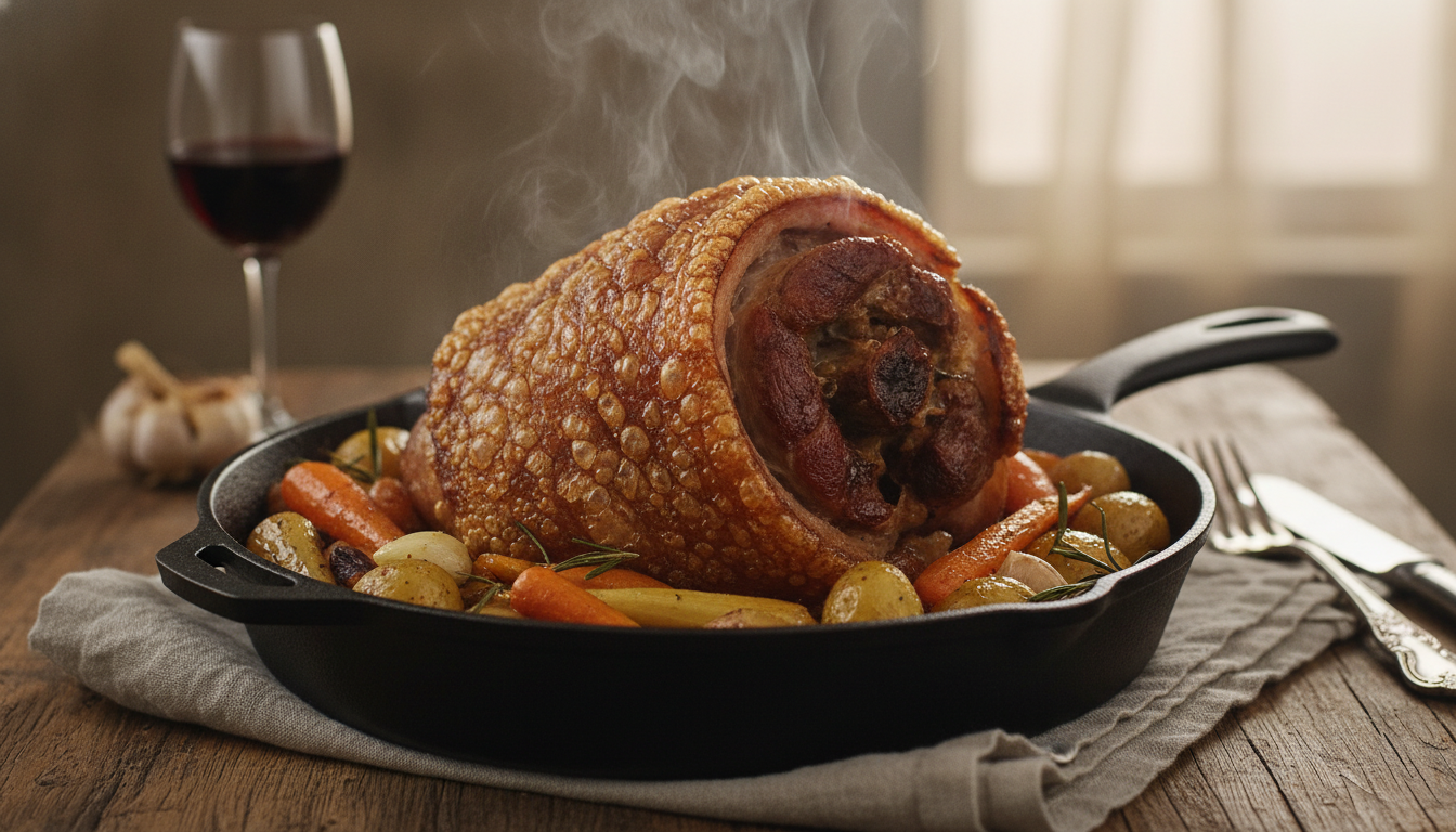 découvrez nos astuces de cuisson et les temps parfaits pour réussir votre jarret de porc demi-sel, et savourer une viande tendre et pleine de saveurs irrésistibles.
