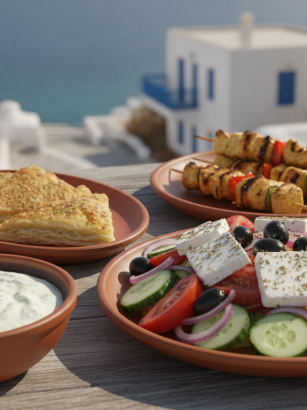 explorez la gastronomie grecque et laissez-vous séduire par les saveurs authentiques à ne pas manquer lors de votre voyage en grèce. un festin de délices traditionnels vous attend!