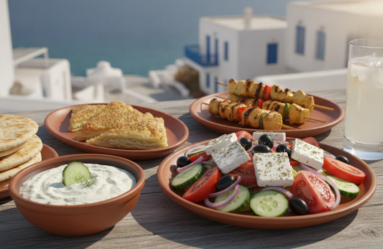explorez la gastronomie grecque et laissez-vous séduire par les saveurs authentiques à ne pas manquer lors de votre voyage en grèce. un festin de délices traditionnels vous attend!