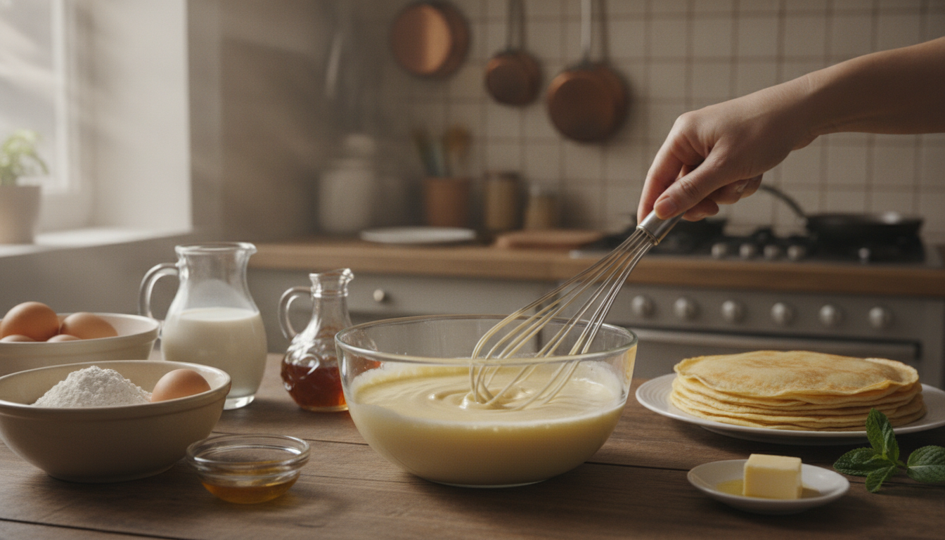 découvrez la recette infaillible de la pâte à crêpes parfaite avec des astuces simples pour réussir des crêpes délicieuses à chaque fois. parfait pour tous les niveaux de cuisine !