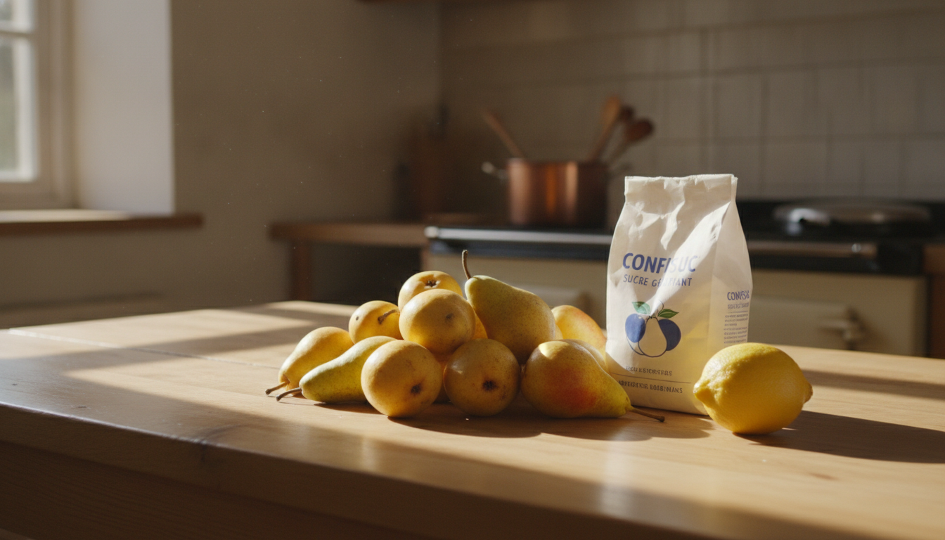 apprenez à préparer facilement une délicieuse confiture de poire avec confisuc grâce à notre recette simple et rapide, pour des saveurs authentiques et gourmandes.