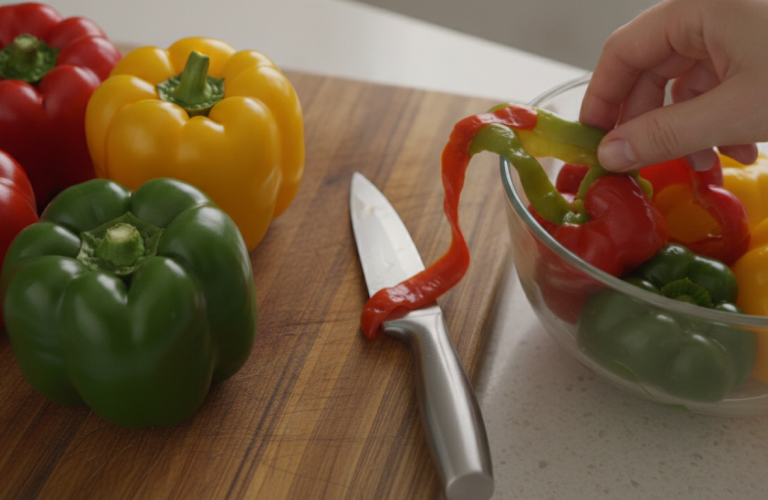 découvrez des méthodes faciles et efficaces pour retirer la peau des poivrons rapidement et sans effort, afin de sublimer vos recettes en toute simplicité.