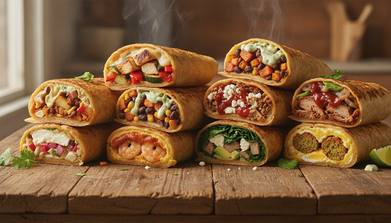découvrez 8 recettes savoureuses et croustillantes de wraps chauds, parfaites pour un repas rapide et gourmand. faciles à préparer, elles raviront vos papilles à chaque bouchée.